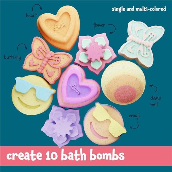 Soap & Bath Bomb Making Kit for Kids, 3-in-1 Spa Science Kit, Craft Gifts - Picture 3 of 6